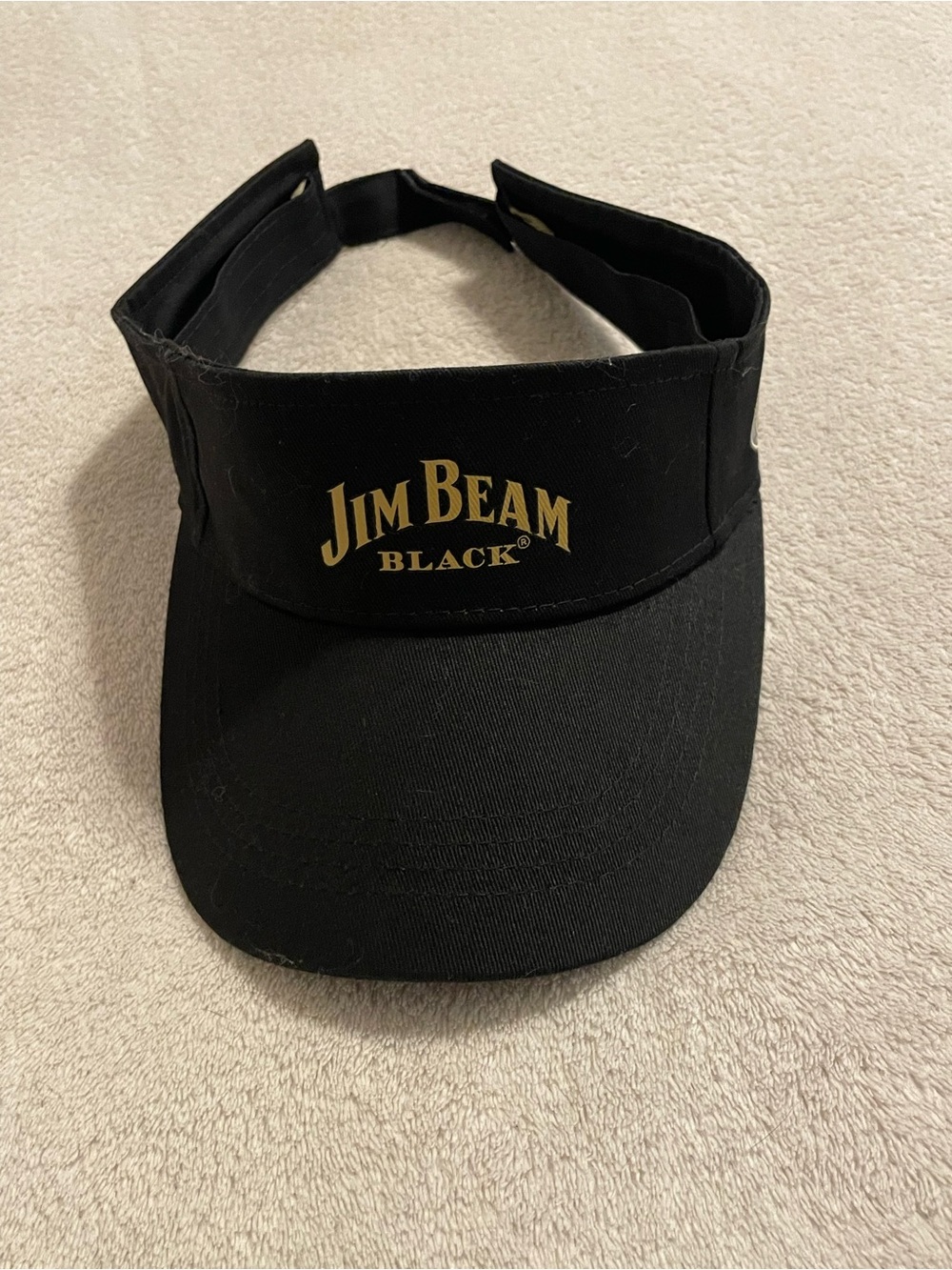 PGA tour Jim Beam Men's Black Visor